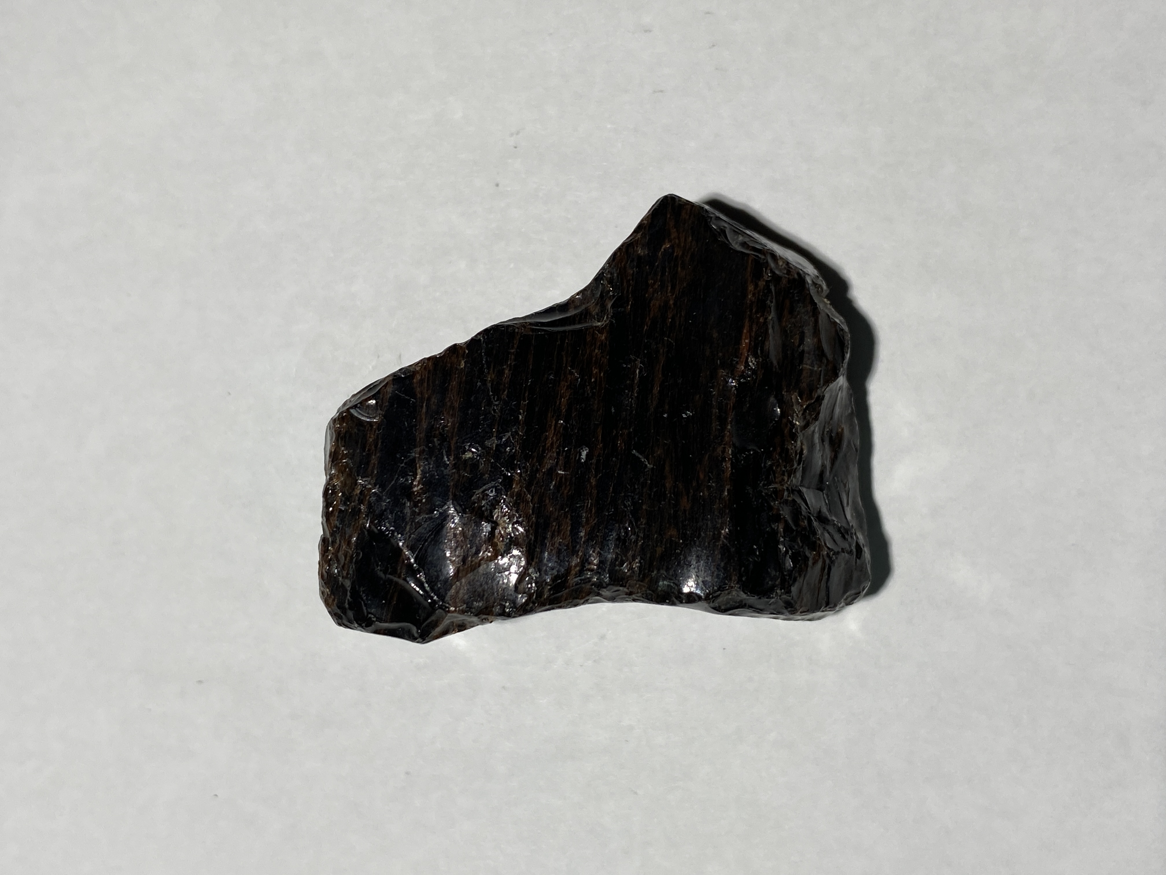 Obsidian igenous rock